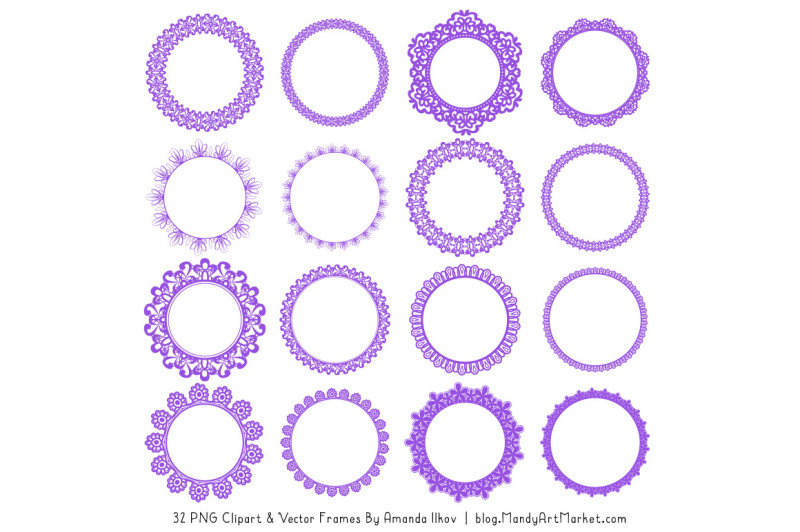 mixed-lace-round-frames-in-purple