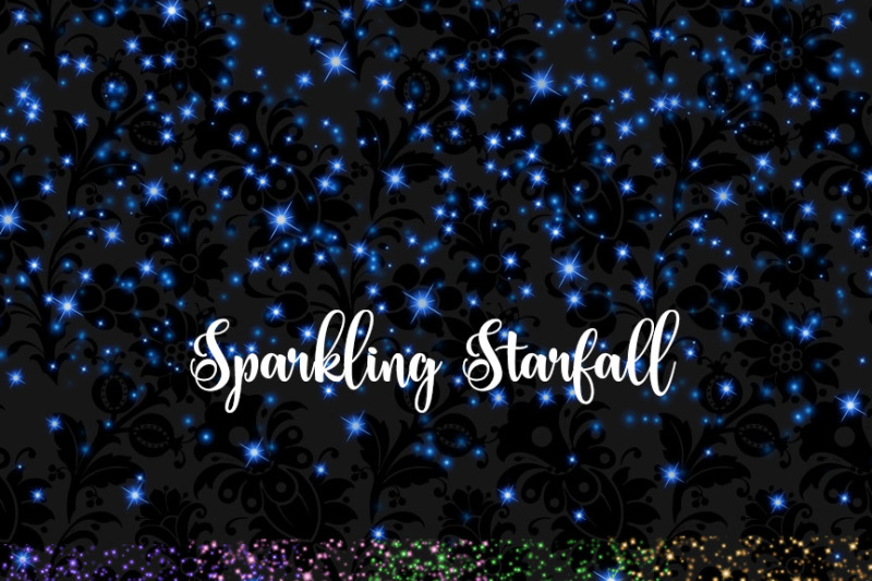 sparkling-starfall-digital-overlays