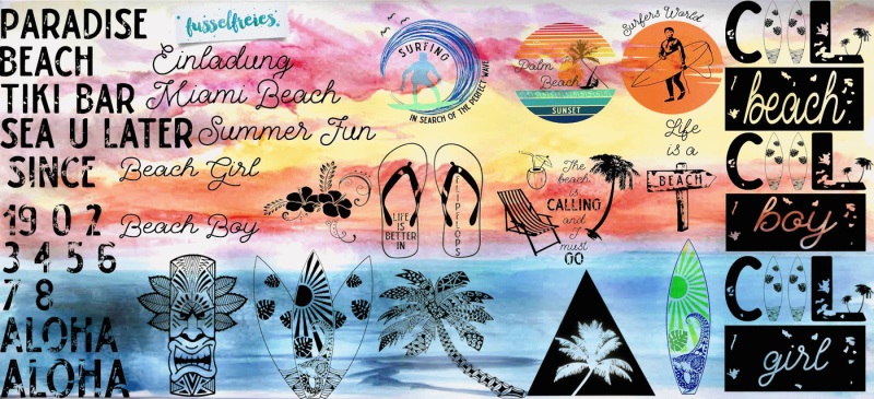 aloha-beach-set-fusselfreies-svg-dxf-cutting-files-14-designs