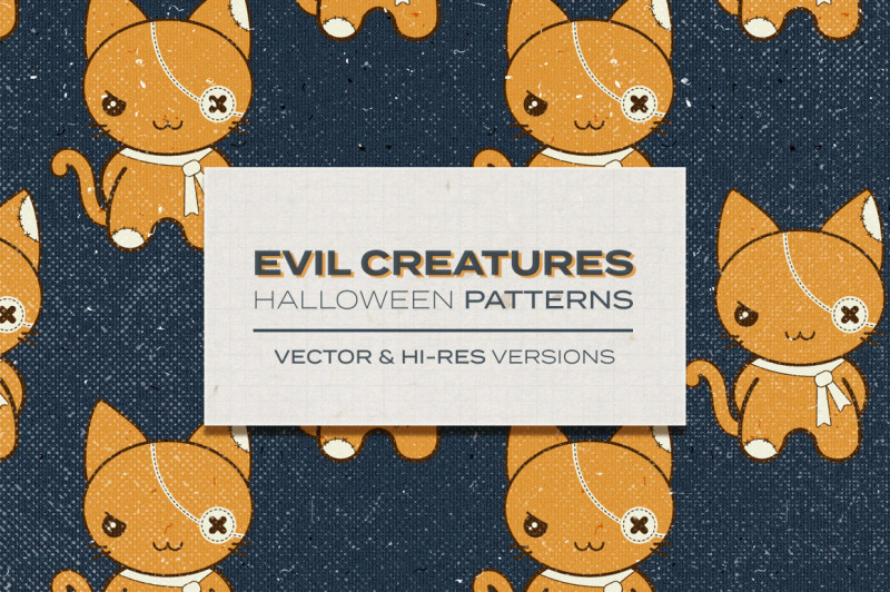 evil-creatures-halloween-patterns