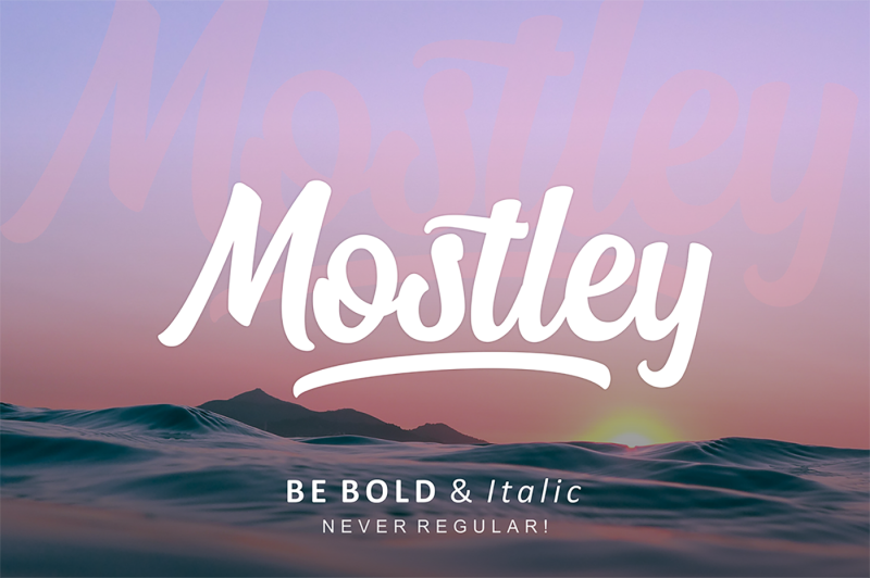 mostley-script-font