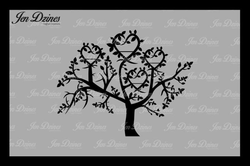 heart-family-tree-4-names-svg-dxf-eps-png