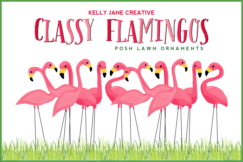 flamingo-lawn-flock