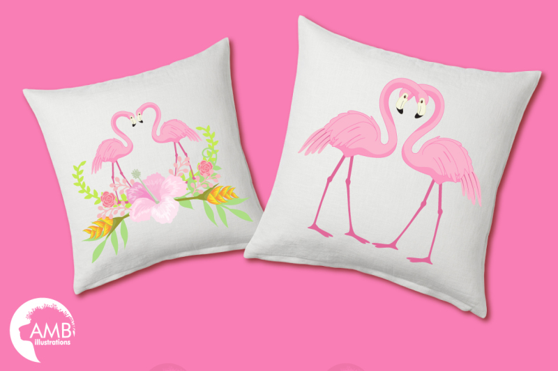 floral-flamingos-clipart-graphics-illustrations-amb-1047