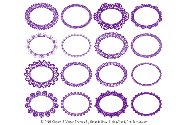 mixed-lace-round-frames-in-violet