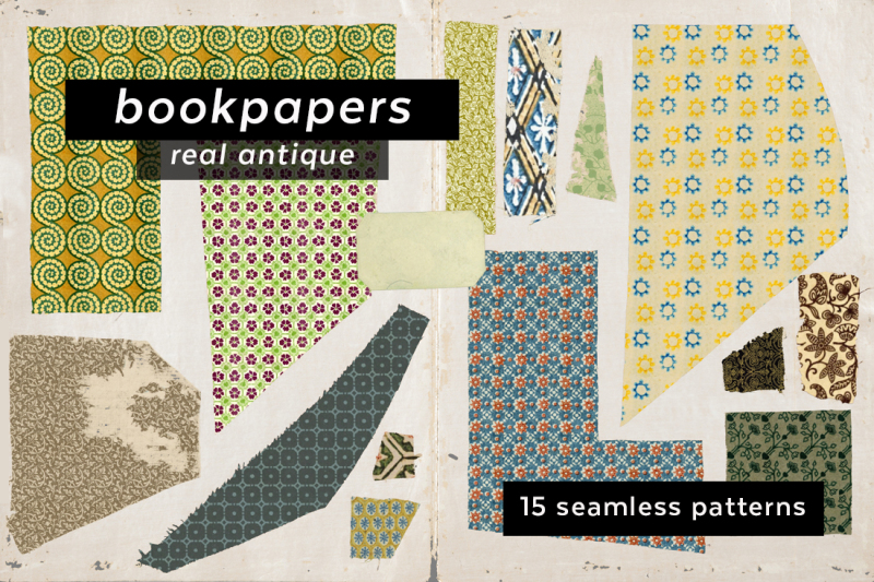 antique-bookpaper-pattern-collection