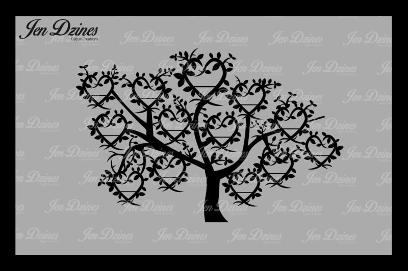 heart-family-tree-13-names-svg-dxf-eps-png