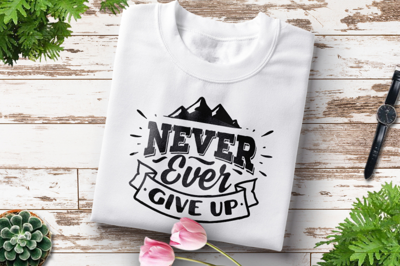 never-ever-give-up-svg