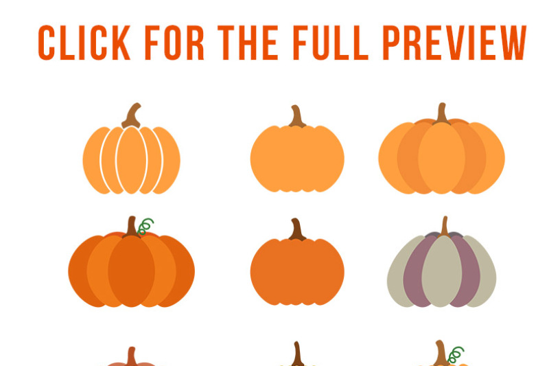 Download 15 Pumpkins Clipart, Pumpkin SVG, Fall Clipart, Halloween Clipart, Halloween SVG, Autumn Clipart ...