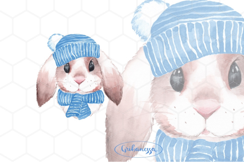 bunny-rabbit-in-blue-hat-watercolor