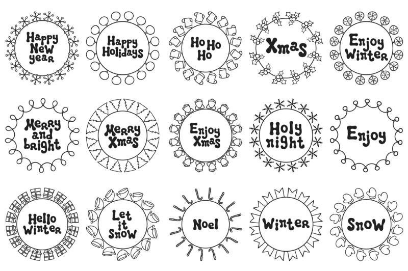 15-christmas-labels-and-badges