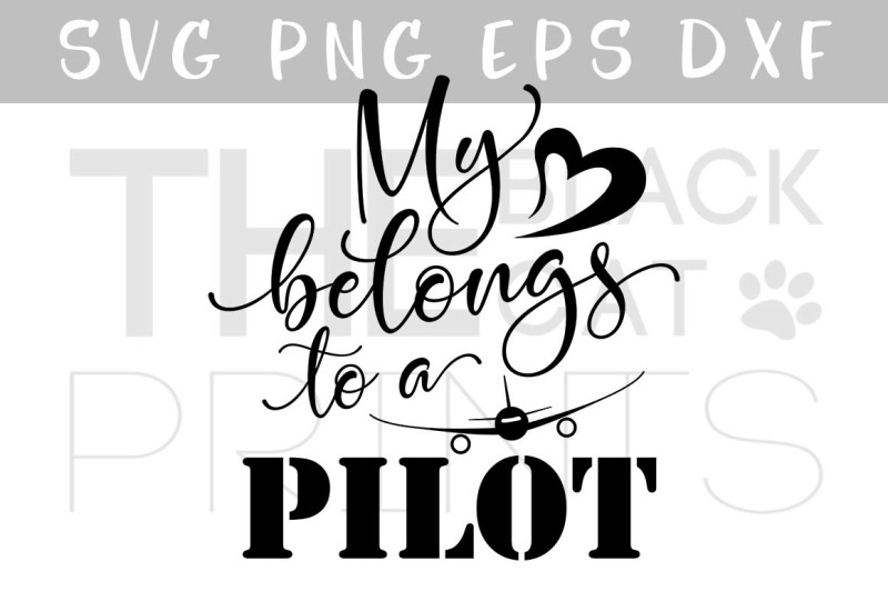 my-heart-belongs-to-a-pilot-svg-dxf-png-eps
