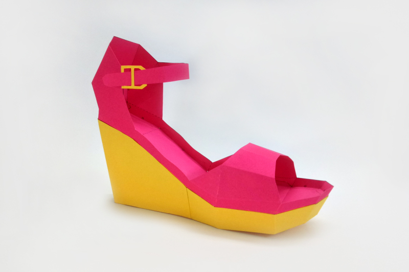 diy-high-heel-shoe-3d-papercraft