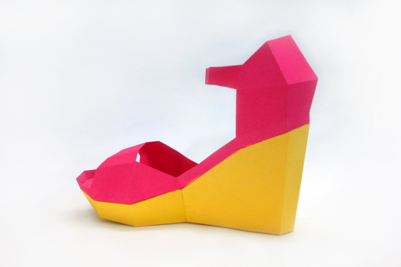 diy-high-heel-shoe-3d-papercraft