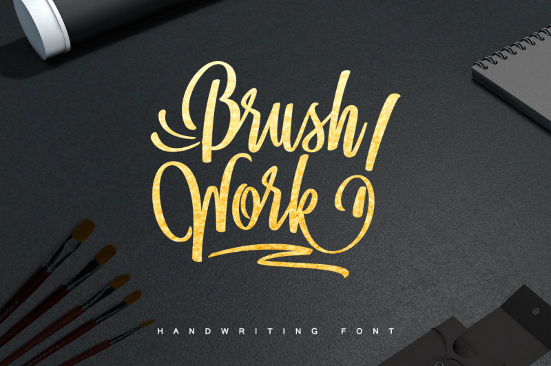 brushwork-typeface