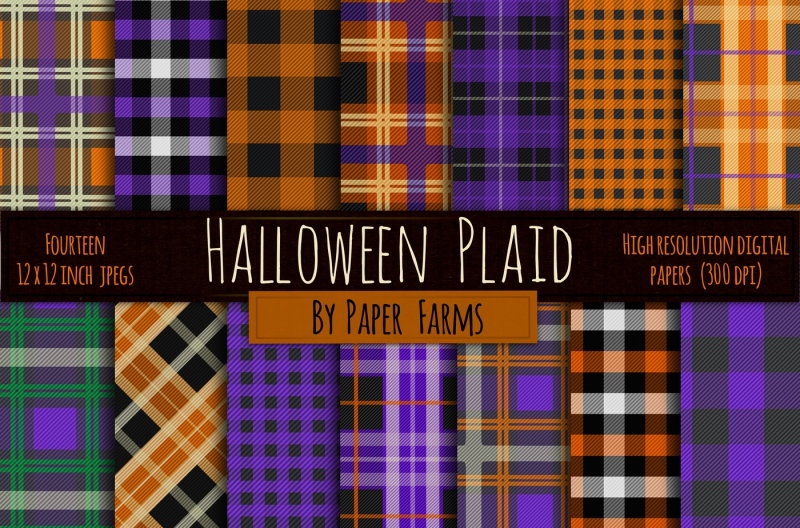 halloween-plaid-digital-paper