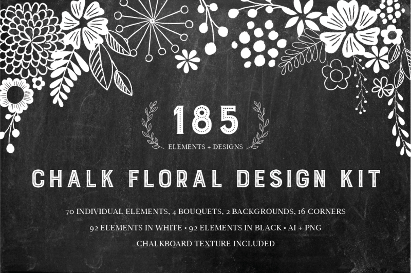 chalkboard-floral-design-kit-ai-png