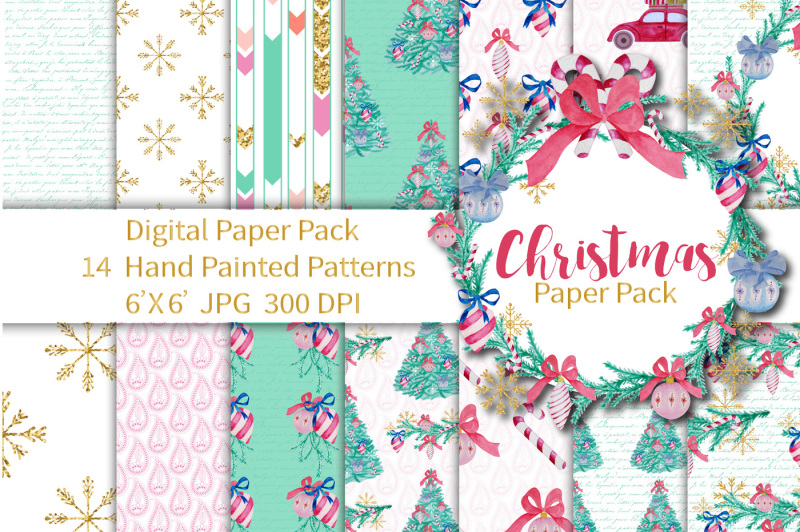 christmas-digital-paper-seamless-patterns