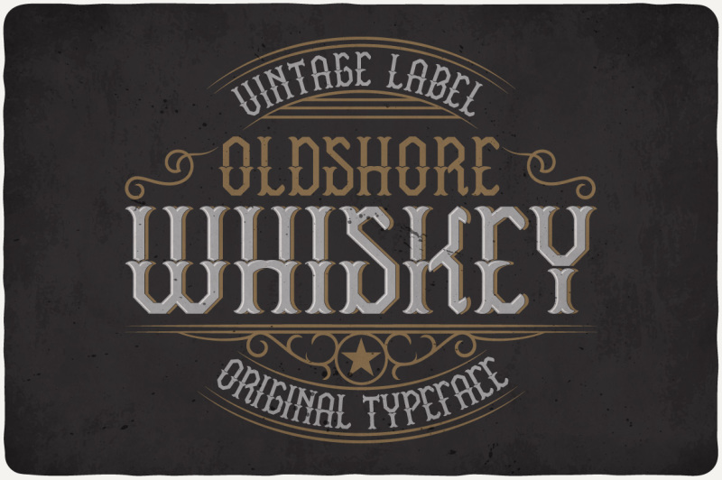 oldshore-whiskey-typeface