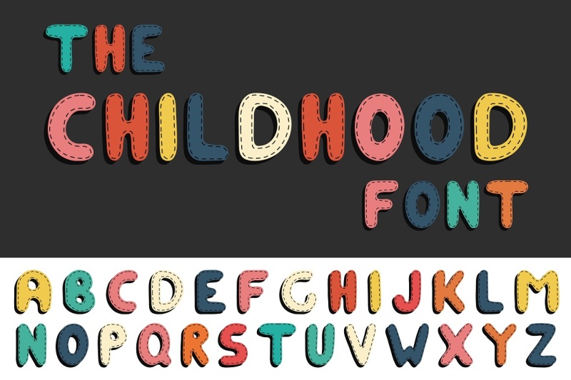 color-child-alphabet-funny-letters