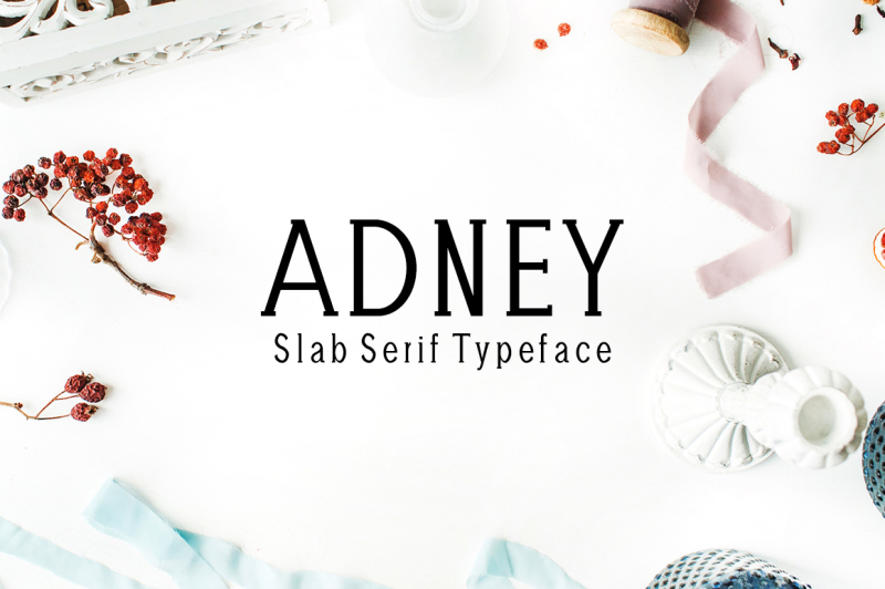 adney-slab-serif-typeface