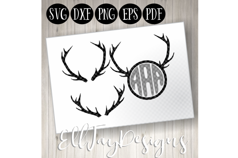 deer-antlers-and-monogram-frame