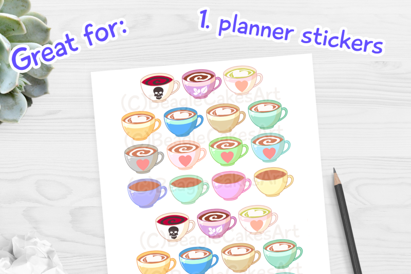 tea clipart coffee clipart wedding graphics digital download cute printables planner stickers food clipart coffee illustration by beaglecakesart thehungryjpeg com