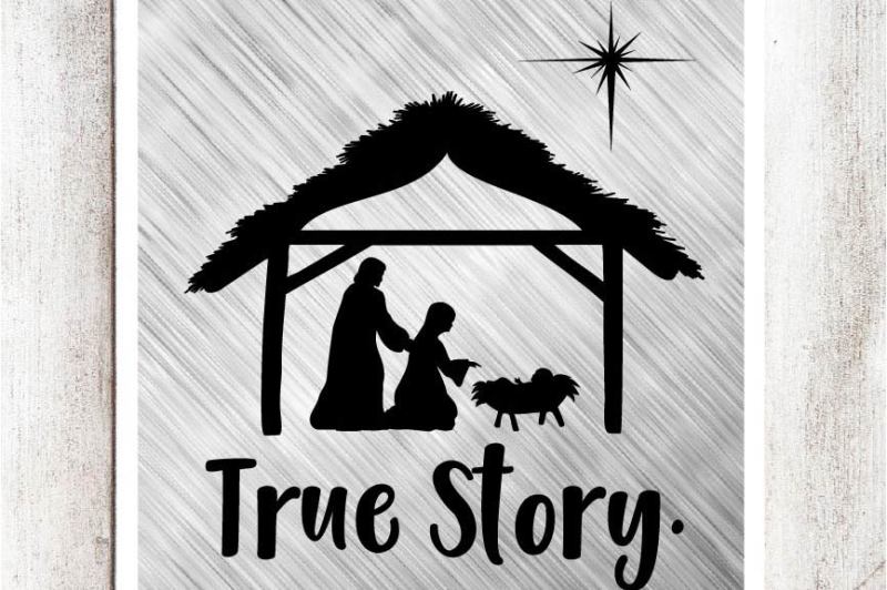 true-story-nativity-svg-dxf-eps-file