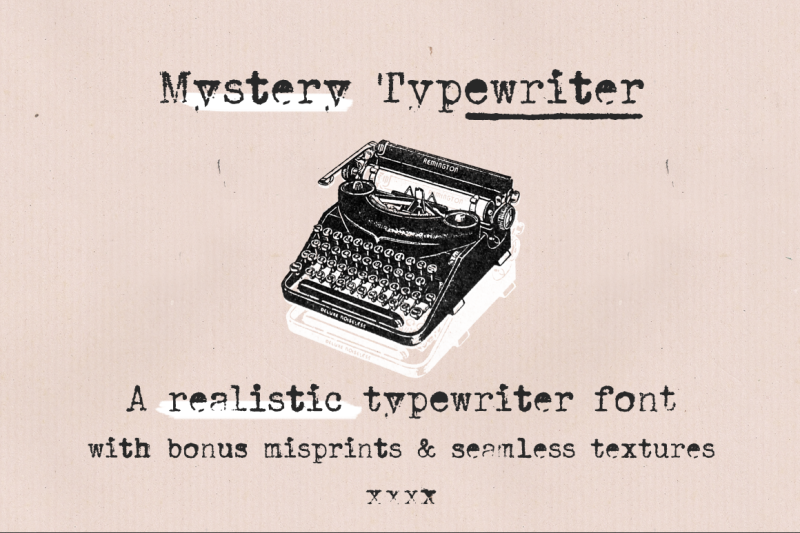 mystery-typewriter-font