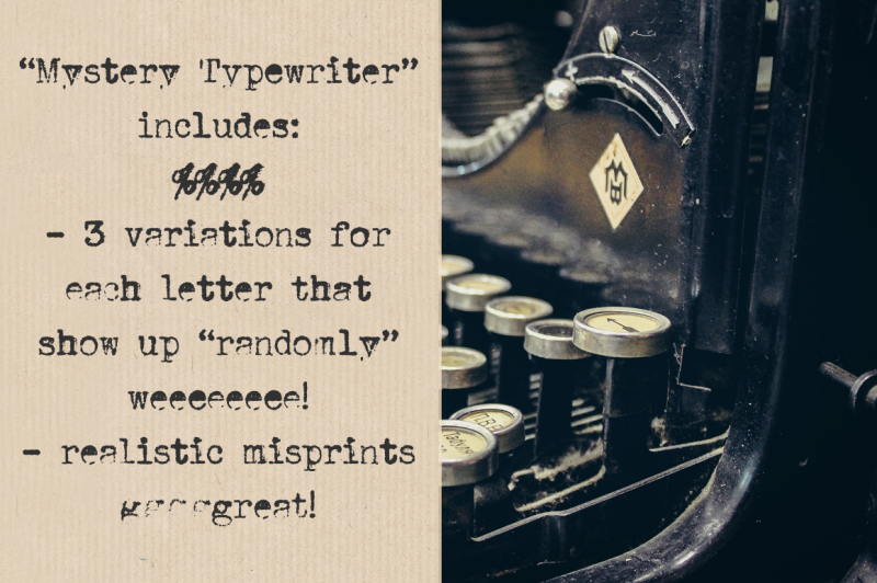 mystery-typewriter-font