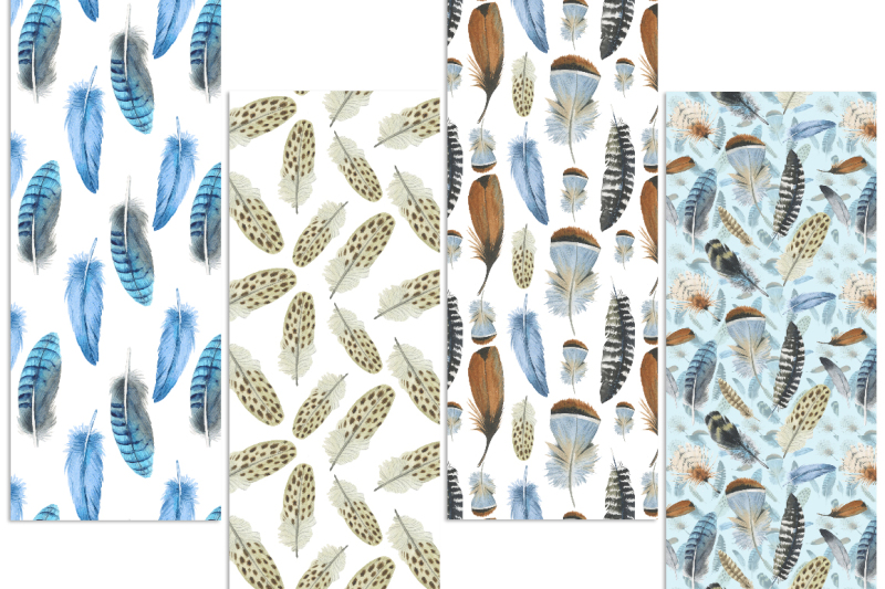 watercolor-feather-png-and-patterns