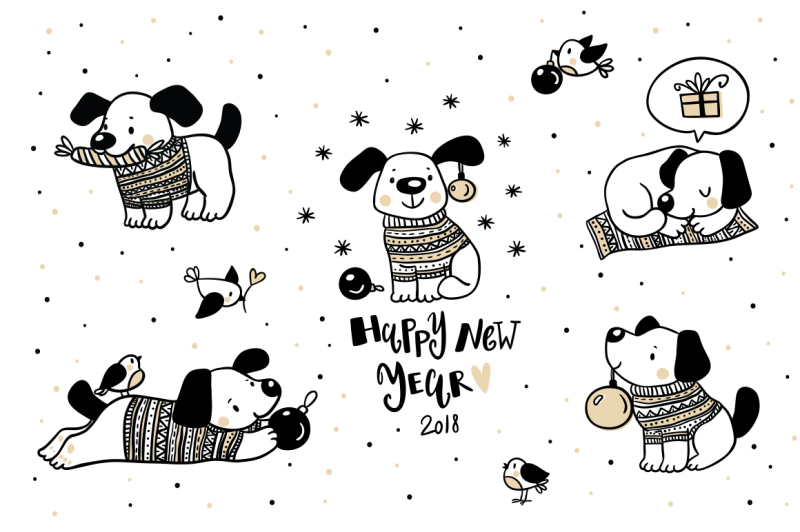 new-year-2018-dogs