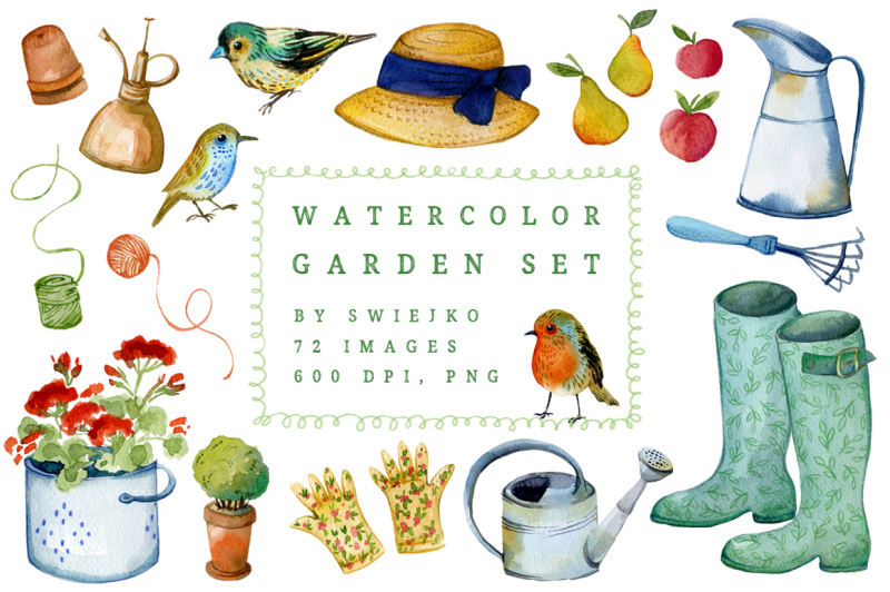 watercolor-gardener-clipart-set