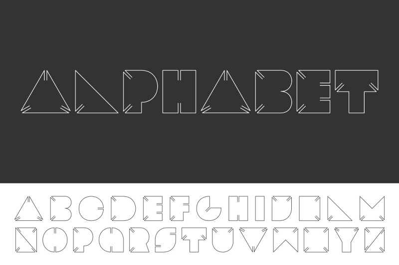 creative-minimal-english-alphabet