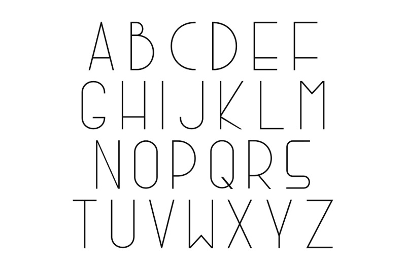 simple-minimalistic-english-alphabet