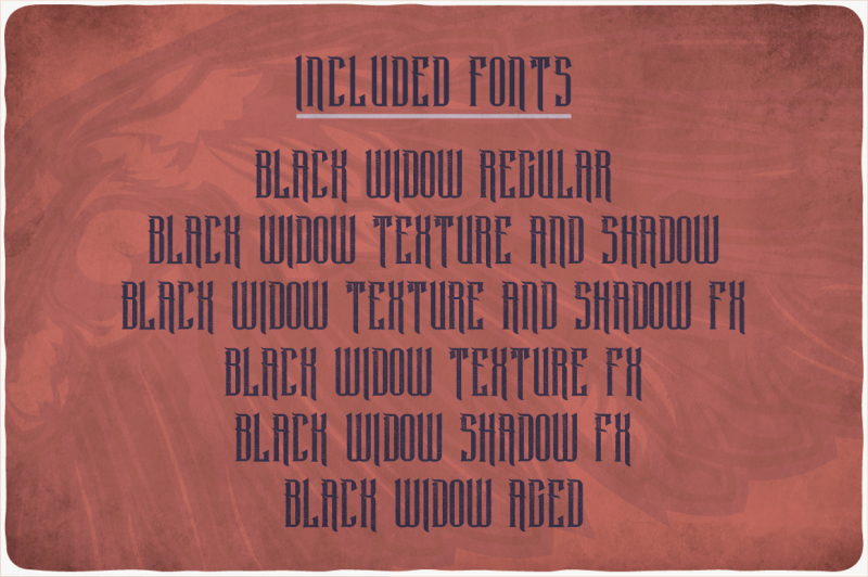 black-widow-typeface