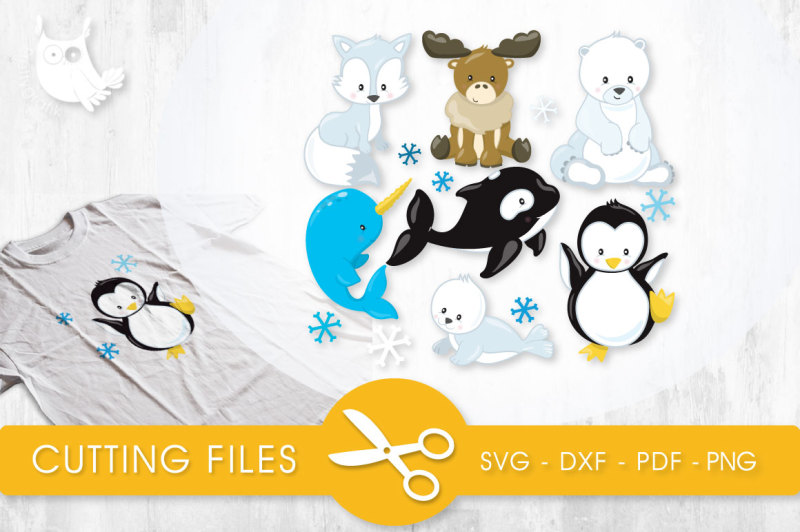 arctic-animals-svg-png-eps-dxf-cut-file