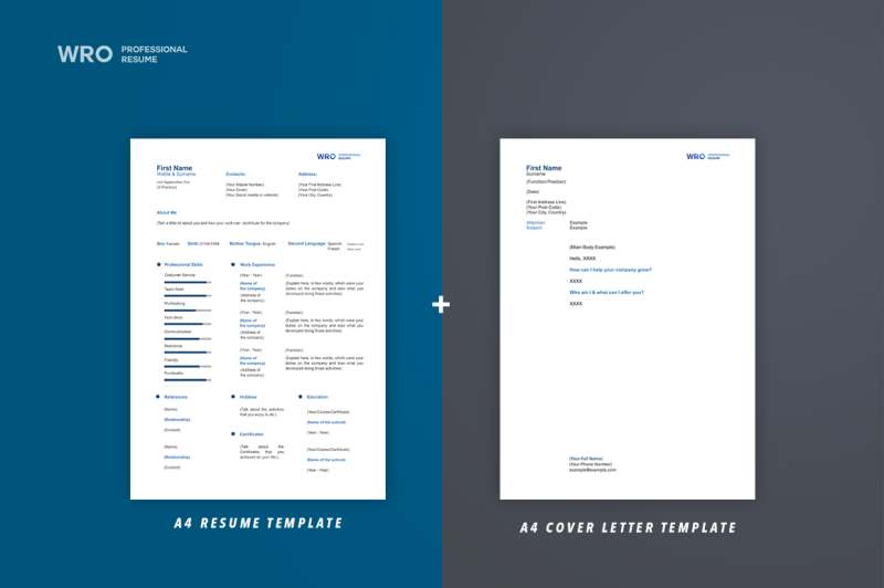 resume-and-cover-letter-template