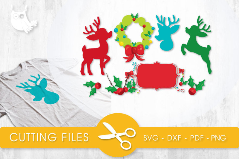 christmas-deer-accessories-svg-png-eps-dxf-cut-file