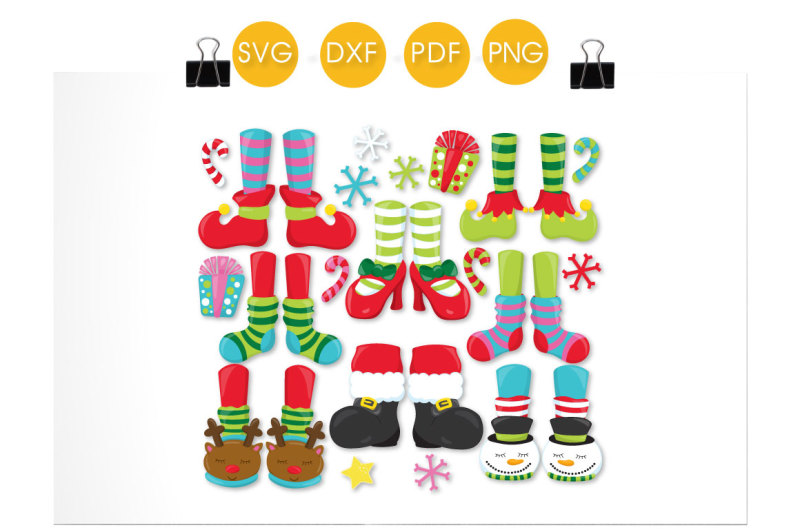 christmas-feet-svg-png-eps-dxf-cut-file
