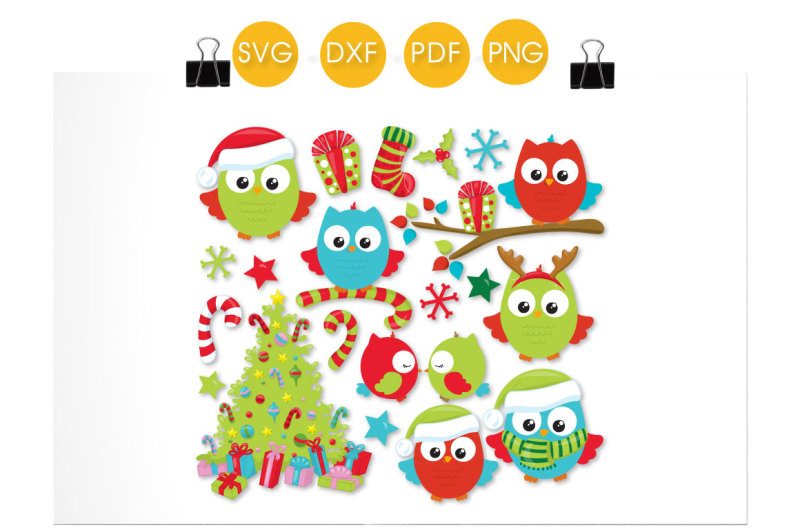 christmas-tree-owls-svg-png-eps-dxf-cut-file