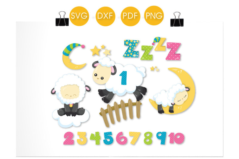 counting-sheep-svg-png-eps-dxf-cut-file