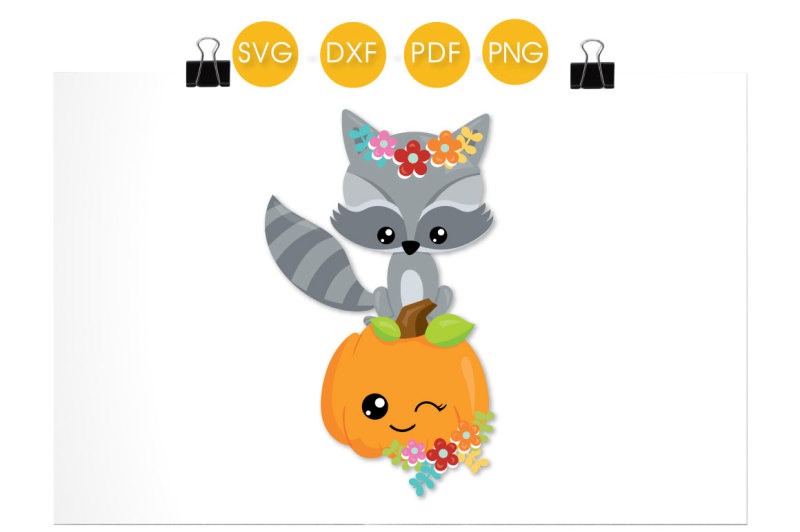 cutesy-fall-raccoon-svg-png-eps-dxf-cut-file