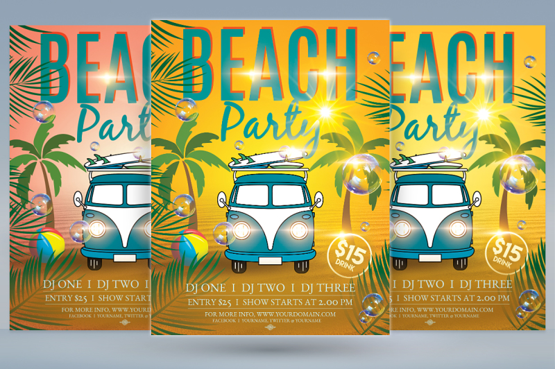 beach-party-flyer