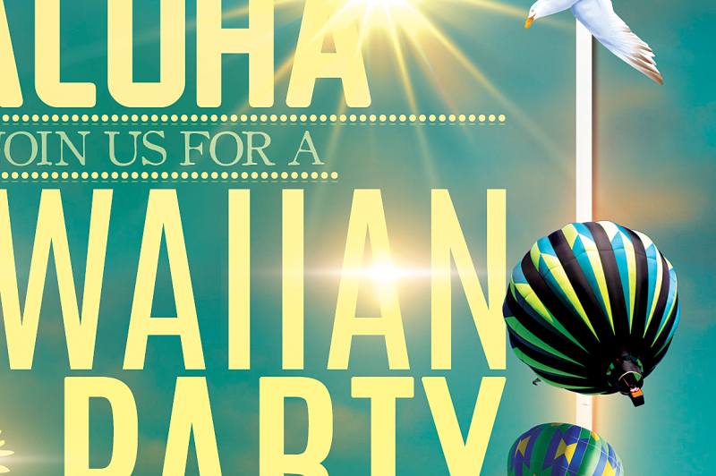 hawaiian-beach-party-flyer