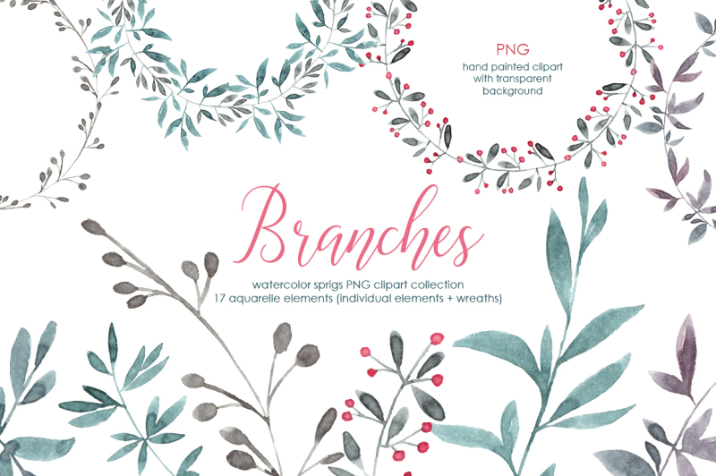 watercolor-branches-wreaths-png-clipart