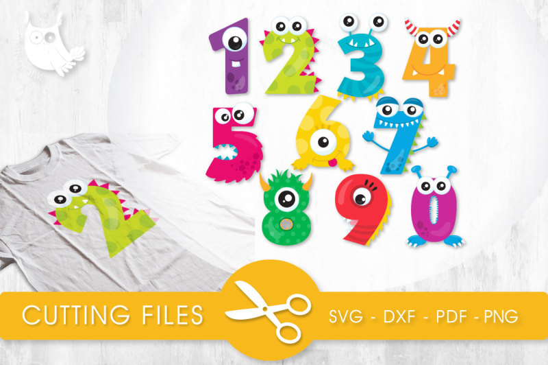monster-numbers-svg-png-eps-dxf-cut-file