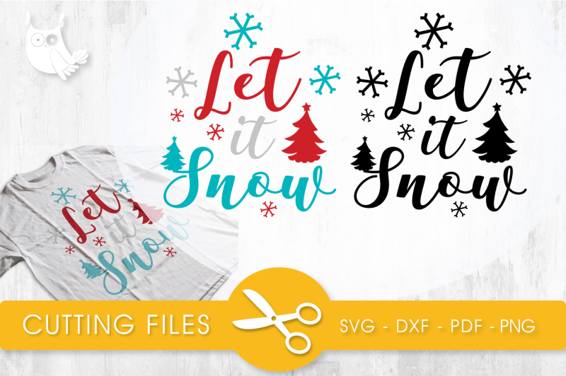 let-it-snow-svg-png-eps-dxf-cut-file