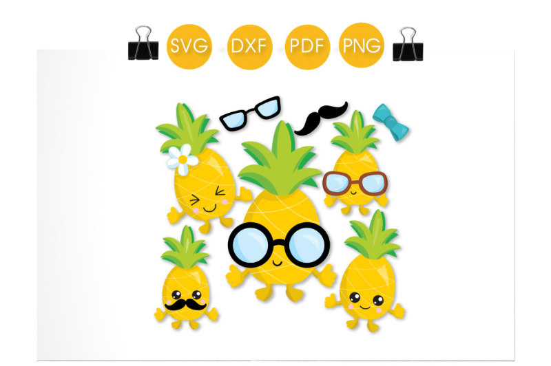 pineapple-dress-up-svg-png-eps-dxf-cut-file