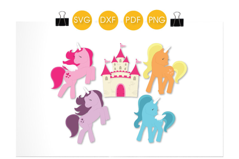 pretty-ponies-svg-png-eps-dxf-cut-file